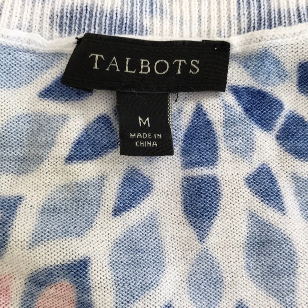 Talbots Size Medium Multi Button Down Cardigan - image 6